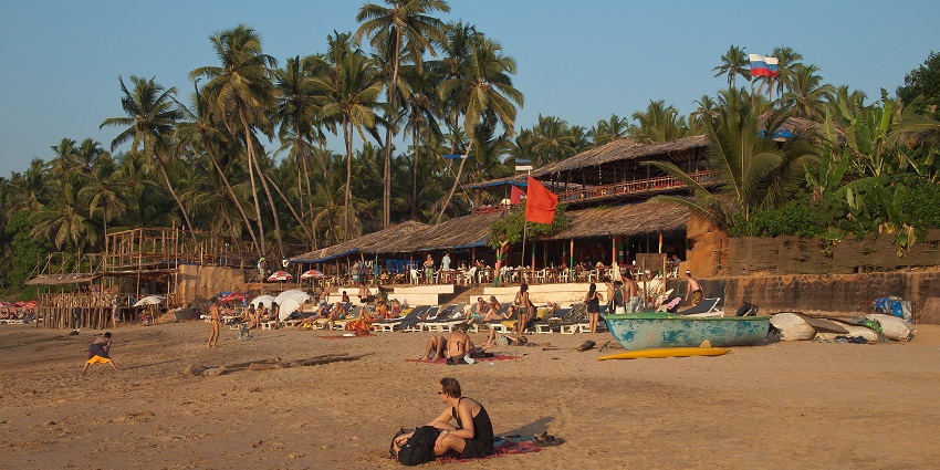 A picture of one of the best places to visit near Morjim Beach, the Anjuna Beach