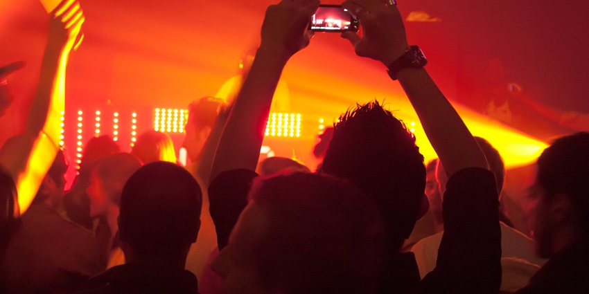 Techno DJ enthralled the crowd at one of the famous techno parties in Mumbai.