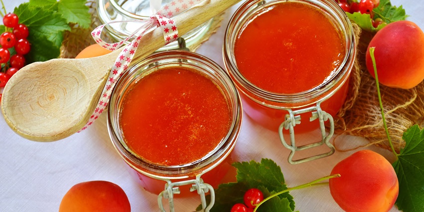 An image of Apricot Jam is made in the local households, and is the best food in Leh.