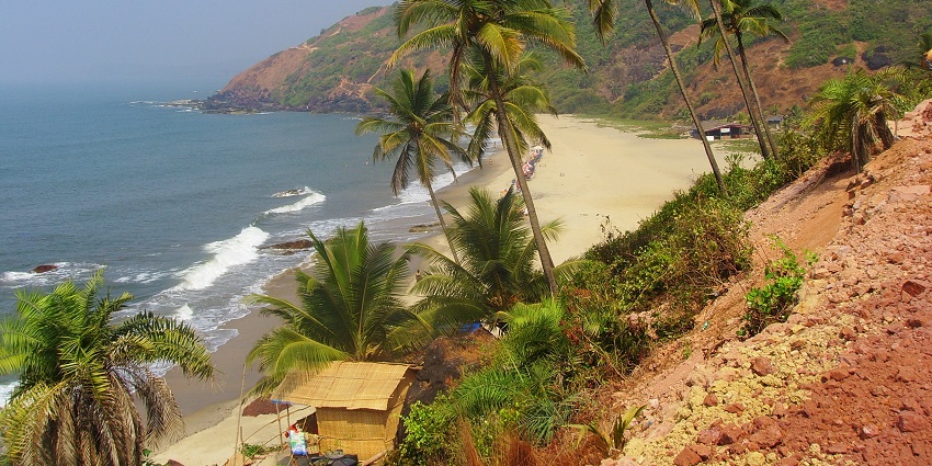 Arambol Beach is a quiet and beautiful sight to behold in Goa during the monsoons as it is filled with splendid views