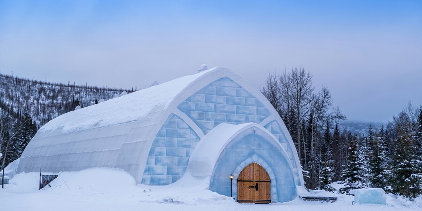 A glimpse of an igloo at the Snow World, a major tourist attraction in Maharashtra.