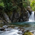 A beautiful landscape of a cascading beauty near Maharashtra surrounded by greenery.