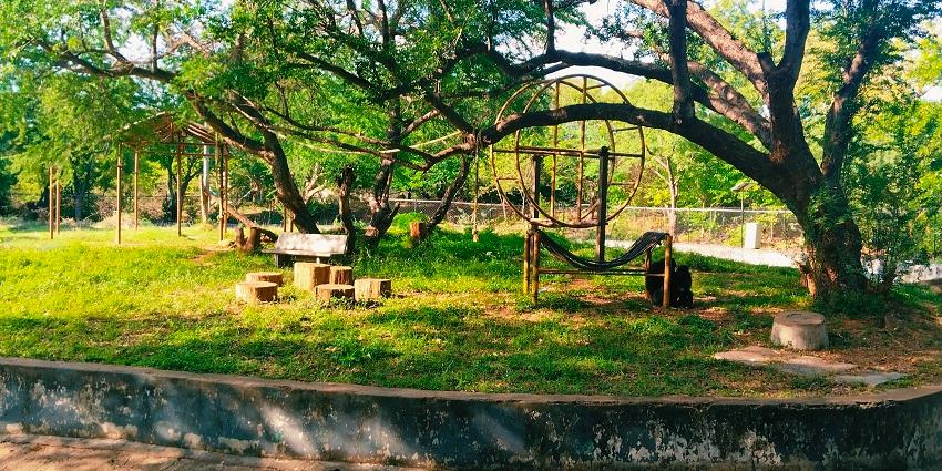 Landscape view of the Arignar Anna Zoological Park, a famous place in Chen