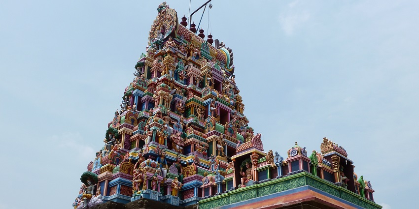 Arulmigu patteeswarar swamy temple, one of the ancient temples in Coimbatore.