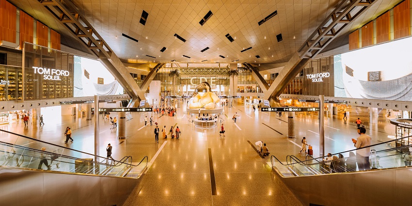 Atria Mall bustling with shoppers and vibrant stores for every traveller to explore.