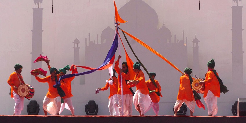 Maharashtrian cultural dance 'Dhangiri' performed during the 2008 Commonwealth Youth Games, one of the best fun things to do in Pune.