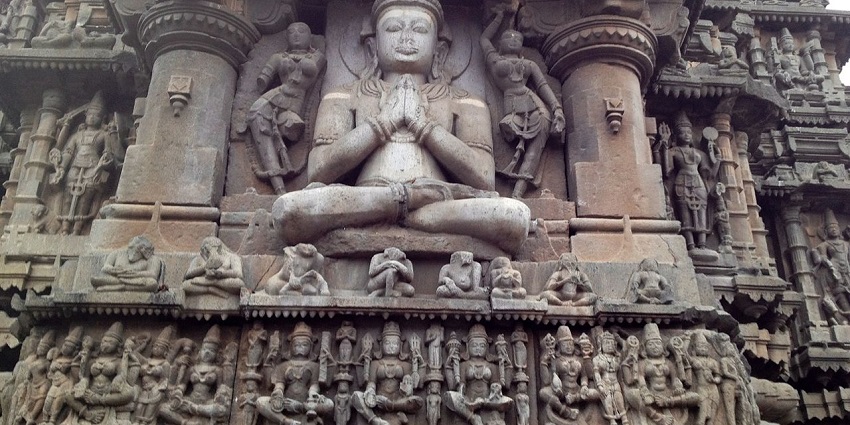 Aundha Nagnath Shiva Temple in Maharashtra, India, one of the famous places near Nanded Fort.