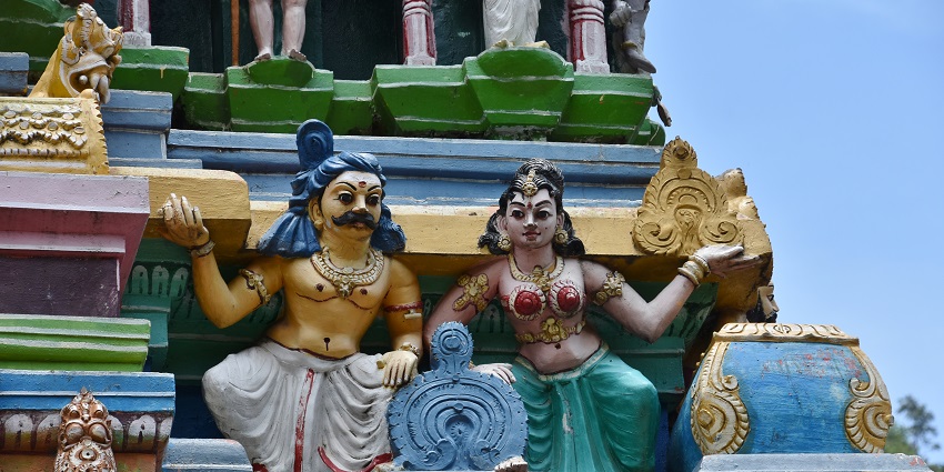 Azhagar Kovil is a serene temple nestled in the hills, dedicated to Lord Vishnu.