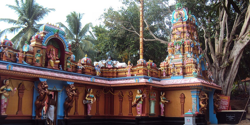 Coastal temple dedicated to Lord Shiva, with stunning views
