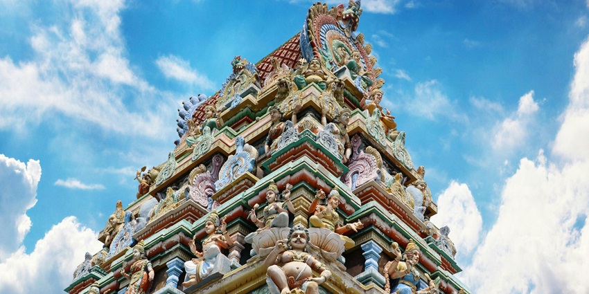 Low Angle Photography Of High-rise Building - one of the tourist attractions Badrakaliamman Temple