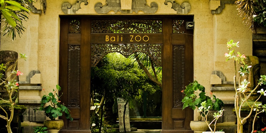Entrance of the Bali zoo, offering one of the most adventurous night safari in Bali
