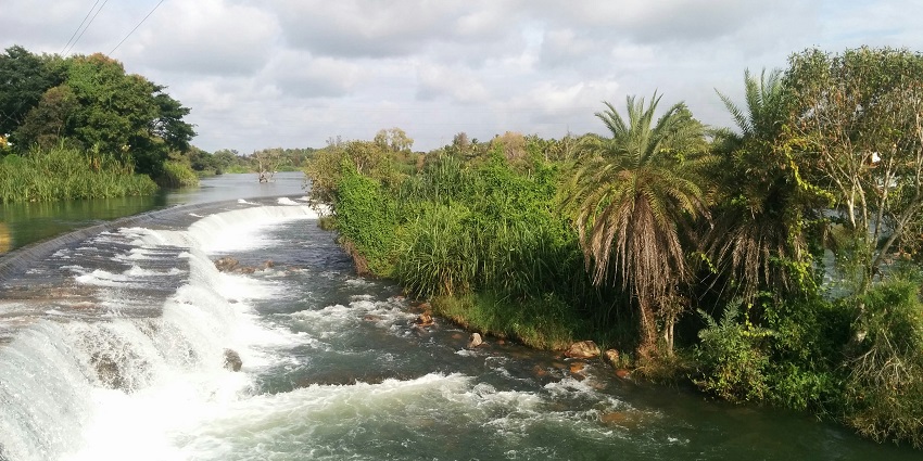 A serene shot of Balmuri Falls, a popular waterfall near Mysore Palace