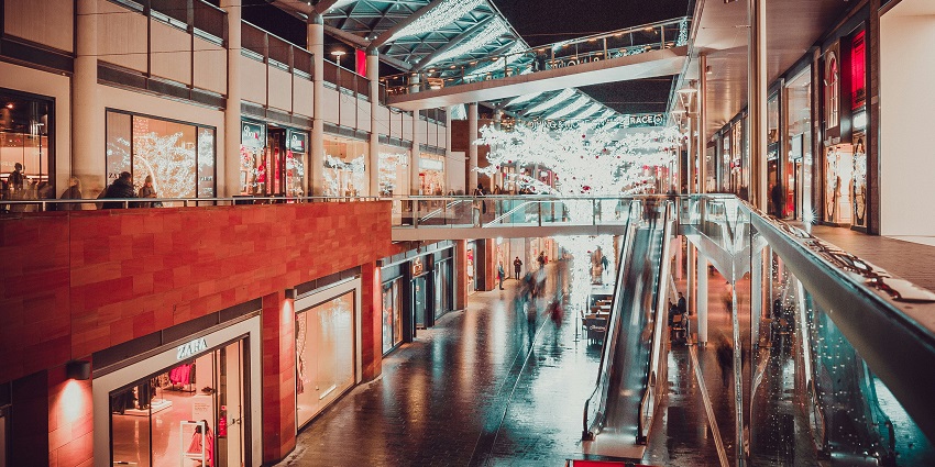 Spacious two-level parking area at Central Mall, Bellandur, offering convenient access.