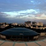 A picture of the skyline of Bengaluru as seen from its corporate sector