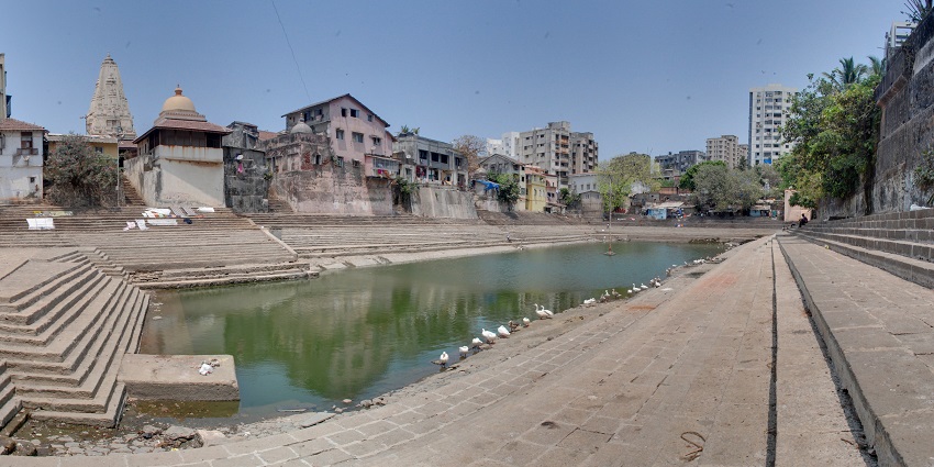 View of Banganga Tank in Walkeshwar, one of the lesser known places in Mumbai