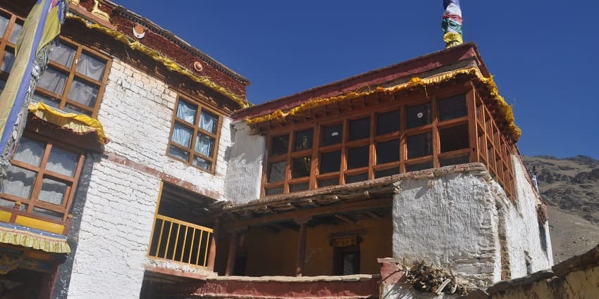 Close up view of the monastery building, a must visit for all tourists