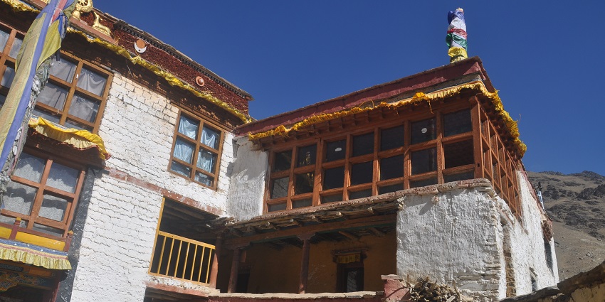 A glimpse of Baradan Monastery - one of the places to visit near Phugtal Monastery.