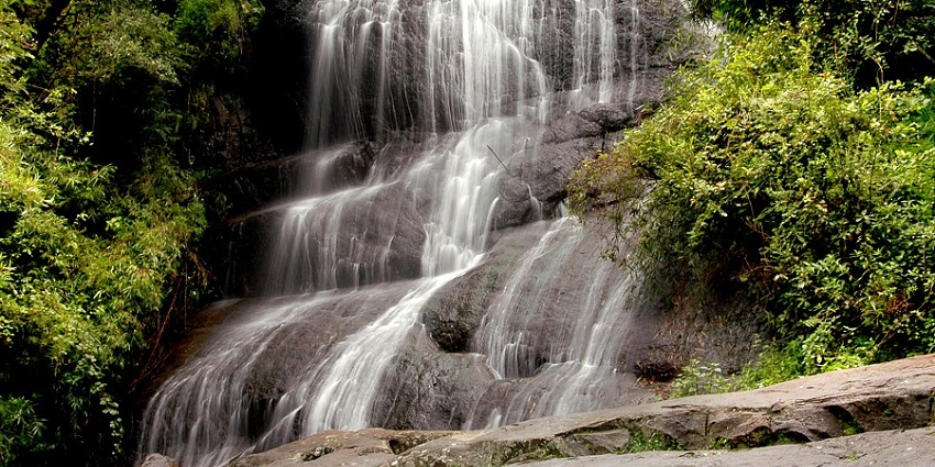 Captivating waterfall ideal for nature lovers and photographers.