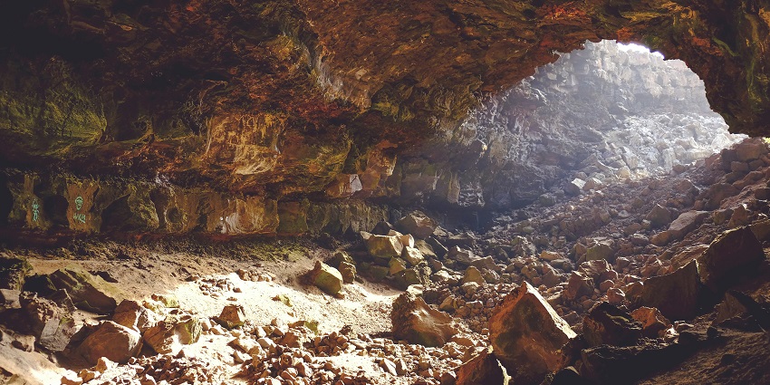 View of Mandapeshwar Caves alongside historical Portuguese churches and carvings.