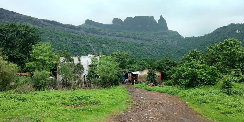 The best time to visit Malanggad Fort Maharashtra is from October to March for trekking.