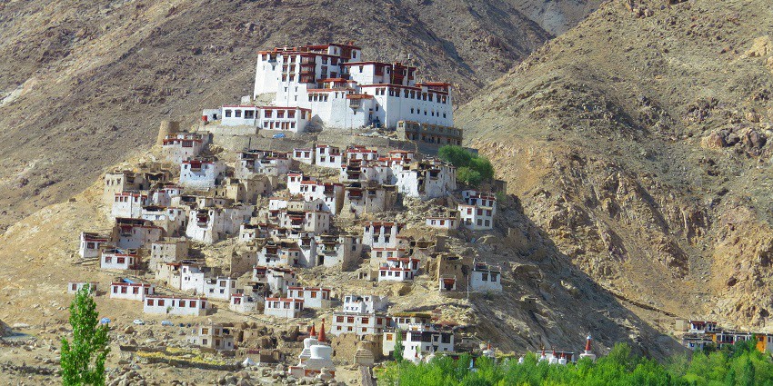 Image of This is a Buddha Monastery near Ladakh - best time to visit during summer
