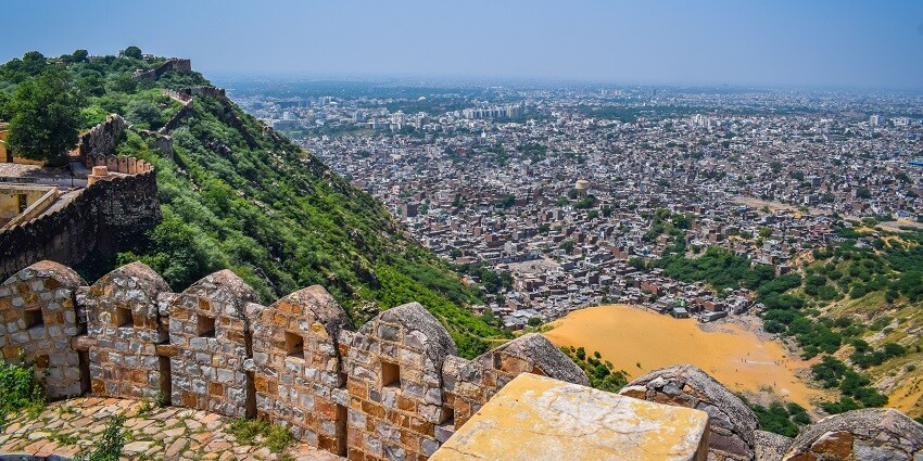 The best time to visit Badnore Fort Rajasthan is from October to March