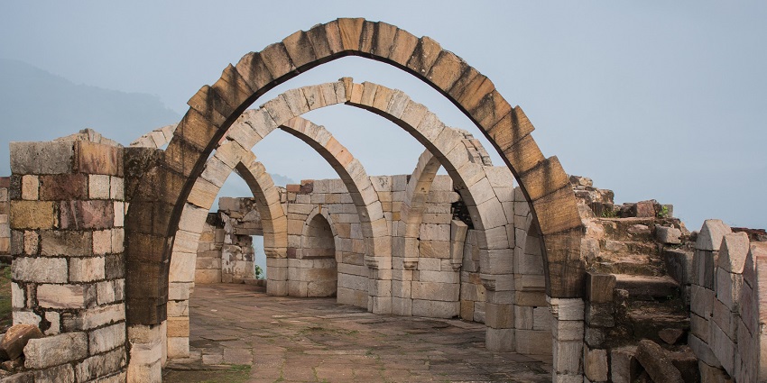 Nashik Fort has an ancient stone structures and greenery in Maharashtra