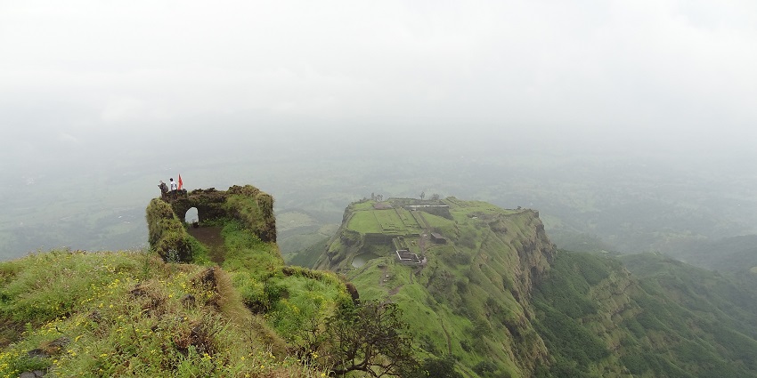 The best time to visit Avchitgad Fort Maharashtra is from October to February for trekking.