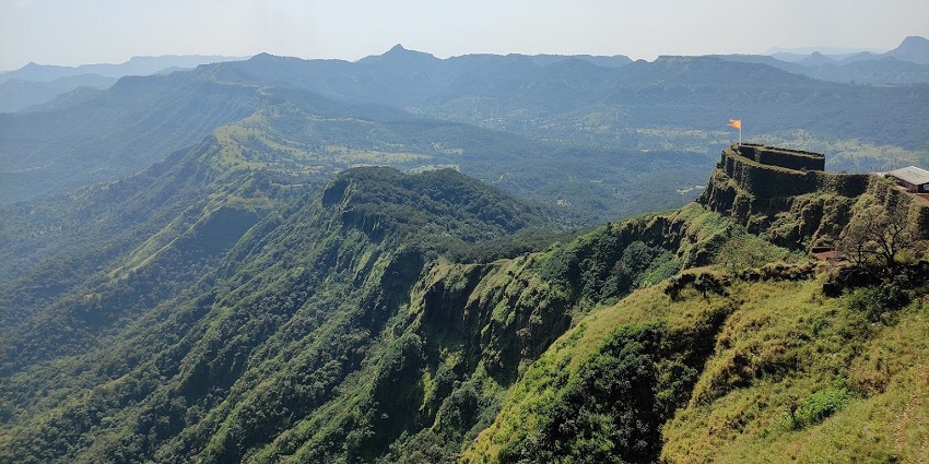 The best time to visit Parola Fort Maharashtra is from November to February.