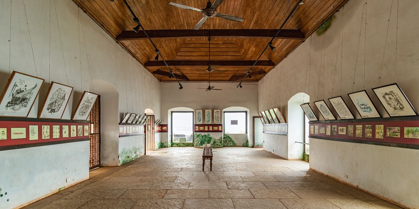 Step inside the halls, each corner steeped in history at Reis Magos Fort.