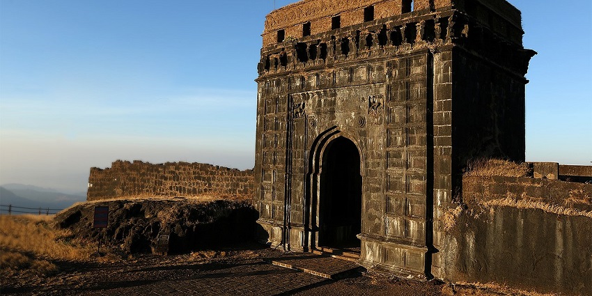Image of Fort on a narrow ridge offering adventurous trekking experience