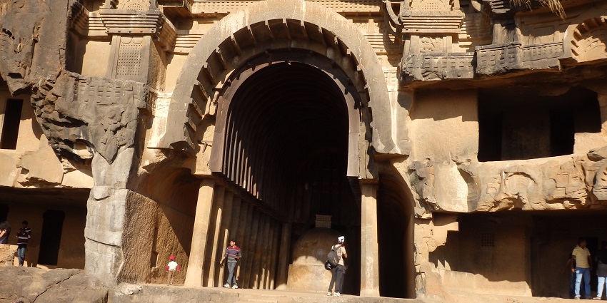 Bhaja Caves are ancient rock-cut caves with intricate carvings and history