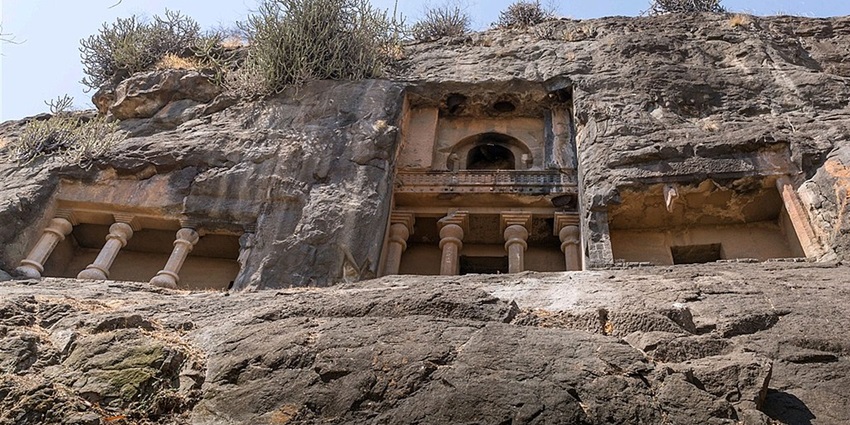 Bhimashankar Caves with rock-cut architecture, a famous place near Chavand Fort