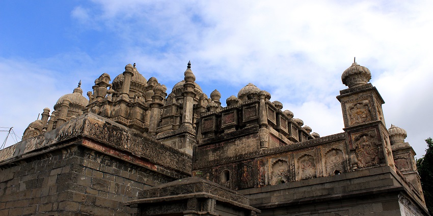 Picturesque view of Bhuleshwar Temple is a Shiva temple built in 12th century