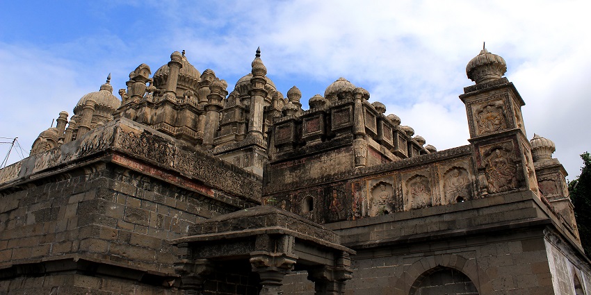 This is the Bhuleshwar Temple's Exterior shot. This Shiva Temple was made in 13th century