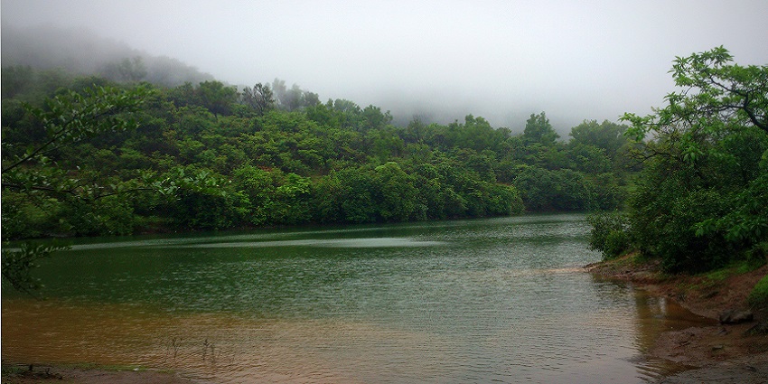 Bhushi Dam, a popular tourist attraction near Wet N Joy Water Park Lonavala.