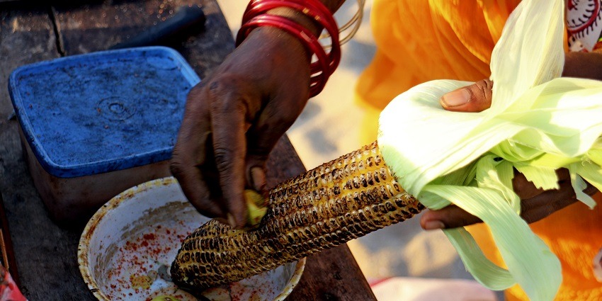 Enjoy the smoky goodness of Bhutta, one of the best foods in Mahabaleshwar