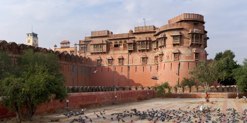 Junagarh Fort in Bikaner is one of the best places to visit in Rajasthan in November.