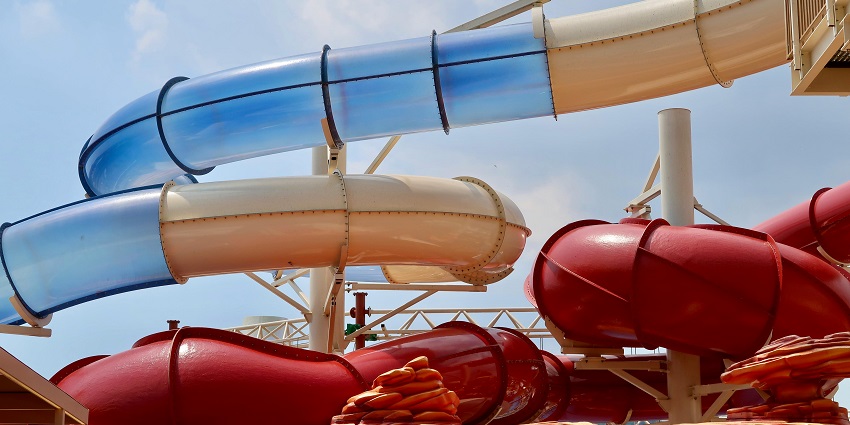 A view of the Black Thunder Water Park, one of the best places to visit in Coimbatore.
