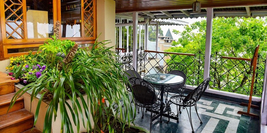 Bluez Restaurant & Terrace Cafe is known for its serene setting and food.