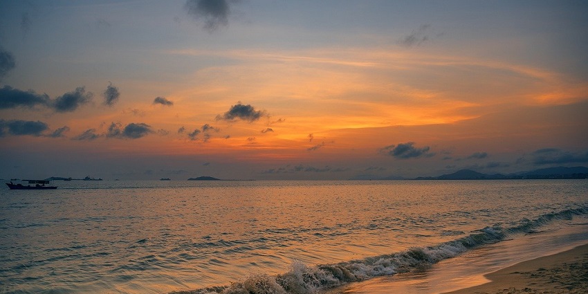 A glimpse of the enchanting Bodhi Beach, known for its peaceful and pristine shoreline.