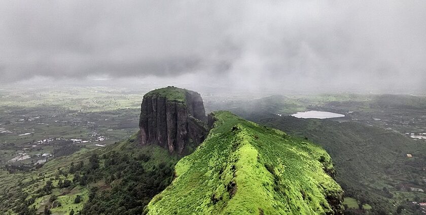 Durg Bhandar Fort on Brahmagiri Mountain, built by the renowned Maharashtrian King Shivaji