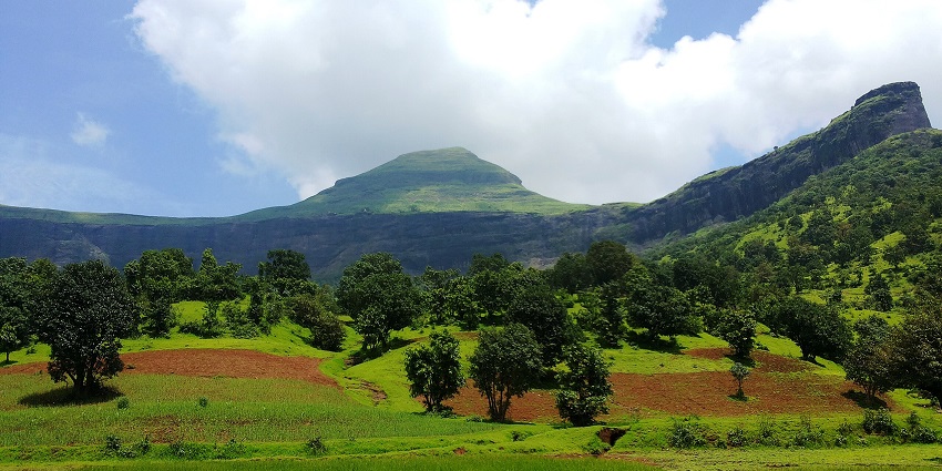 A serene view of the Brahmagiri Hill, an idyllic place near the Shubham Water Park Nashik.