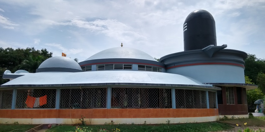 A picture of a stunning meditation centre in Nandi Hills, Karnataka