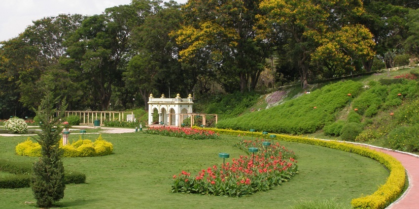 Brindavan Gardens is at the bottom of the Krishnaraja Sagara Dam-Places to Visit in Mysore for Couples