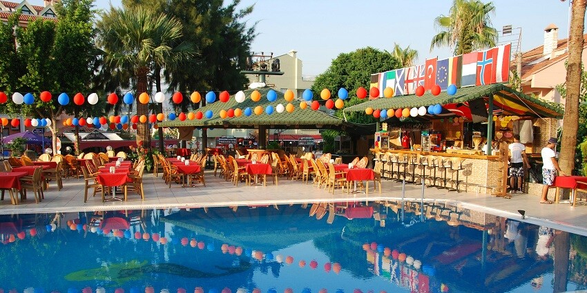 Pool party in Bhubaneshwar offering stunning views and relaxing ambience.