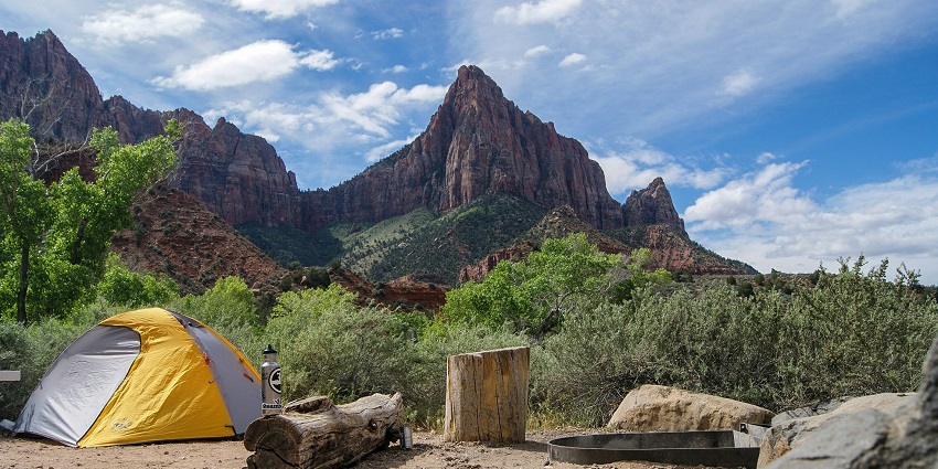A glimpse of a camp in Sandhan, one of the scenic places for camping in Nashik.
