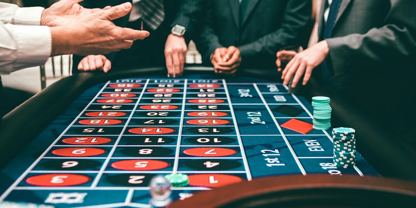 Person enjoying at a casino in Goa.