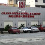 A vibrant shot of a casino in Manila.