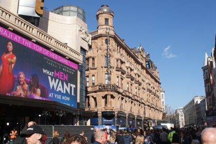 A view from a casino in the Piccadilly area of London.